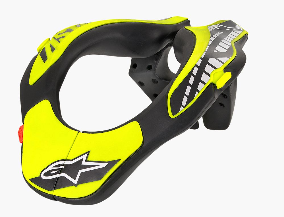 Alpinestars Youth Neck Support incl. X-strap system - Yellow