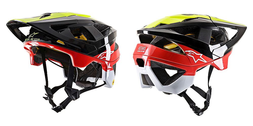 Alpinestars Vector TECH Pilot Helmet MIPS - Black Yellow Red