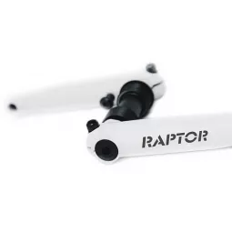 Raptor kliky 3pc. Crmo Tubular + US střed, bílé