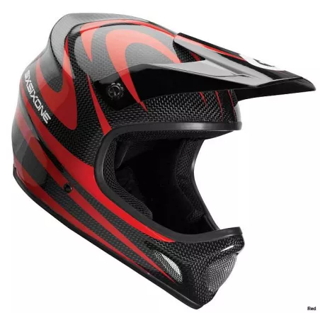 661 Evo Carbon Camber helma - červená | Katmar.cz