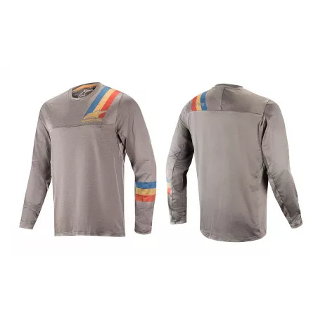 Alpinestars ALPS 4.0 – Cycling Jersey (MelGrayBlueRed, Long Sleeve) | Katmar.cz