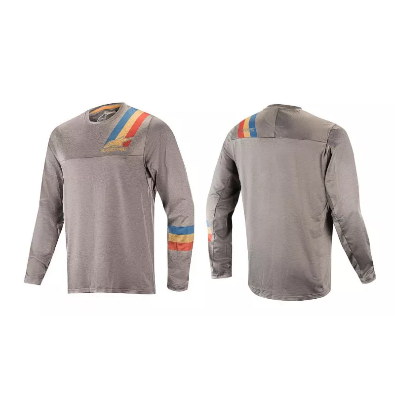 Alpinestars ALPS 4.0 – Cycling Jersey (MelGrayBlueRed, Long Sleeve) | Katmar.cz
