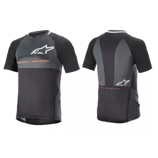 Alpinestars Drop 8.0 S/S Jersey Black/Coral | Katmar.cz