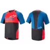 Alpinestars Drop 8.0 S/S Jersey dres Mid Blue/Bright Red | Katmar.cz