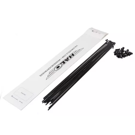 Halo spokes (& nipples) 184 mm black