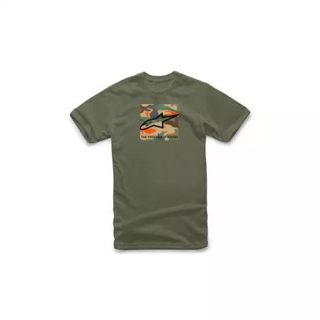 Alpinestars tričko Free Camo - Military Green | Katmar.cz