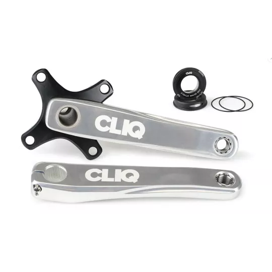 Haro Cliq Weaponz 2pc cranks 175 mm Polished BB set  included
