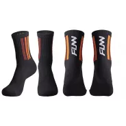 FUNN Logo socks - ponožky - black/orange | Katmar.cz