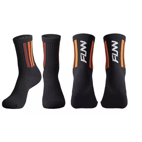 FUNN Logo socks - ponožky - black/orange | Katmar.cz