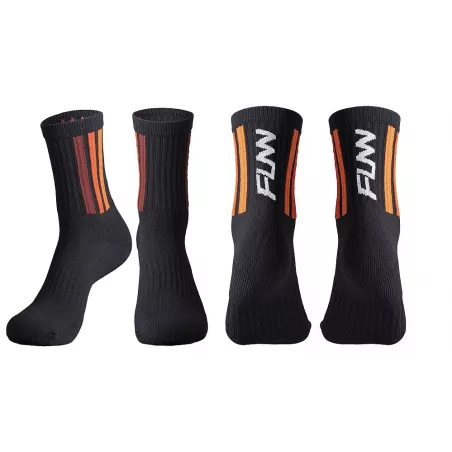 FUNN Logo socks - ponožky - black/orange | Katmar.cz