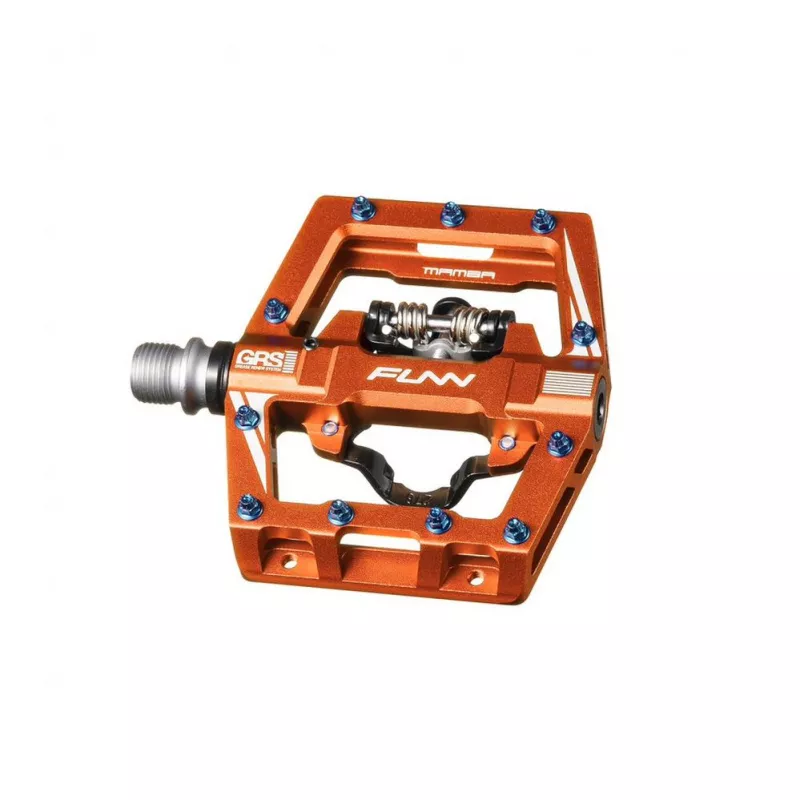 FUNN Mamba S (small) Single side SPD - GRS pedals orange