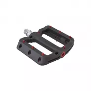 Funn Black Magic - černé s – Metal Pedals (červenými) | Katmar.cz