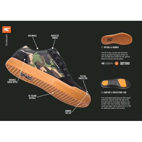 Ride Concepts Vice – Men's Cycling Shoes (Olivové) | Katmar.cz