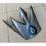 661Comp II helmet peak spare Metallic Grey Black