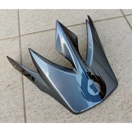 661Comp II helmet peak spare Metallic Grey Black