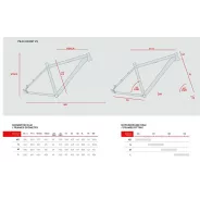 Accent PEAK 29 Boost – MTB Hardtail Frame (Red) | Katmar.cz