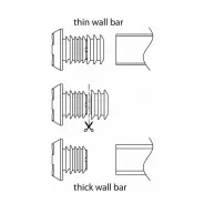 Dartmoor Block Bar Ends - koncovky řidítek - černé | Katmar.cz