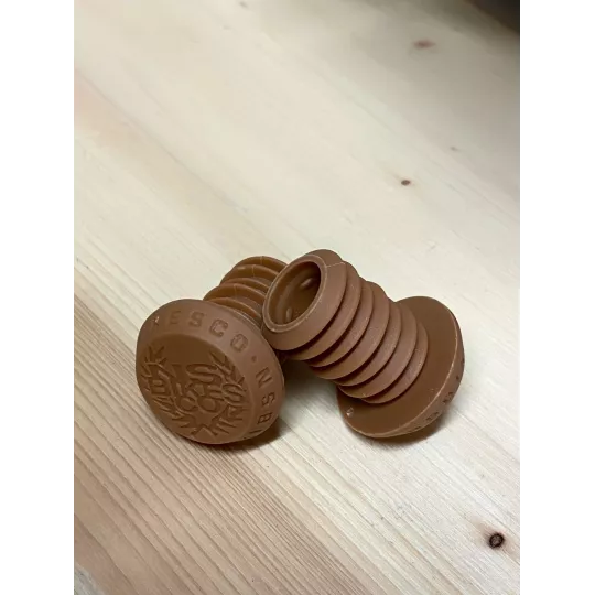 NS bikes Holdfast Bar Ends - koncovky - Hnědé | Katmar.cz