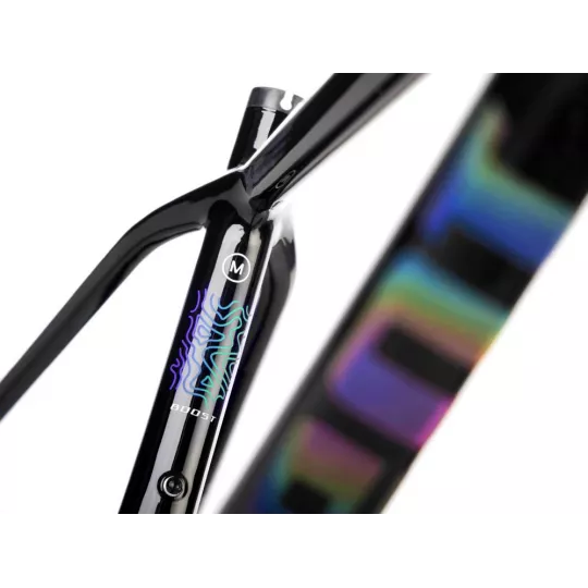 Accent Peak Carbon Boost frame - Black Magic