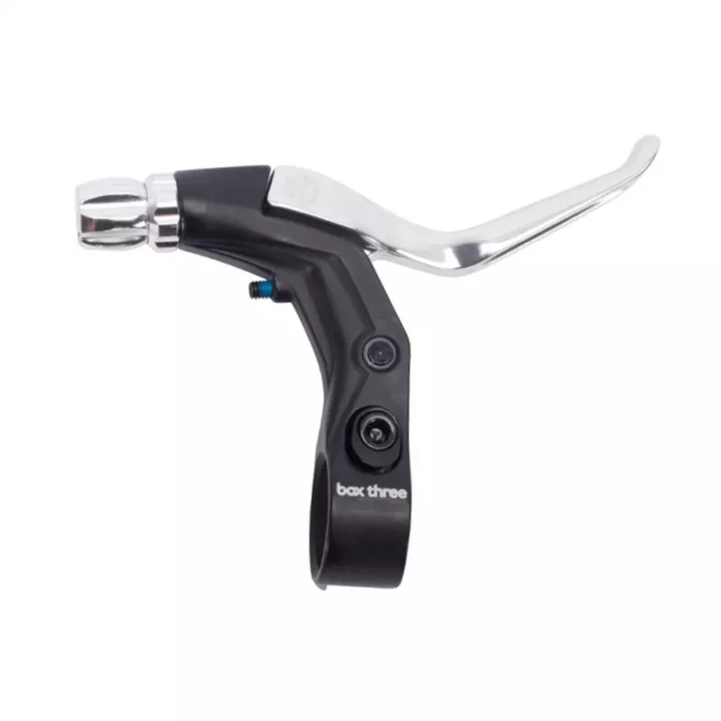 Box Three Brake Lever Long -  Silver