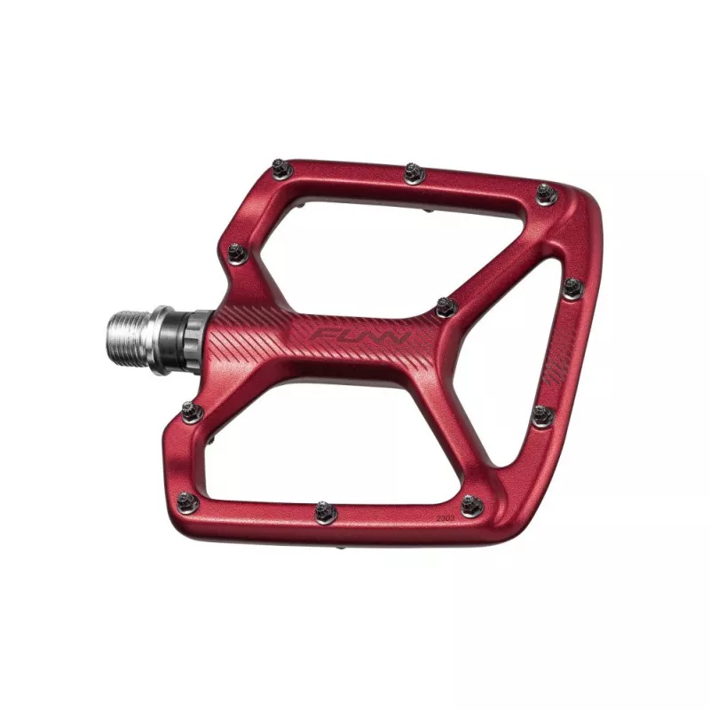 Funn Python gen2 - Červené – Metal Pedals | Katmar.cz