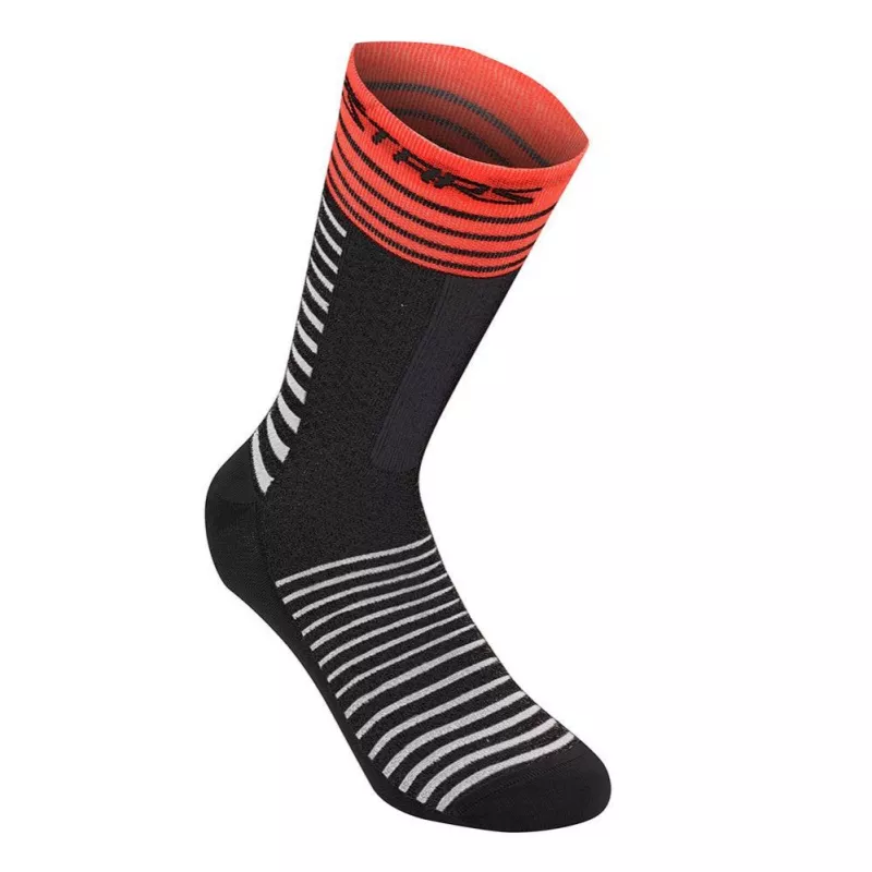 Alpinestars Drop 19 Socks -  Black/Bright Red