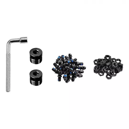 Funn Black Magic - víčka – Bike Pedals (černé) | Katmar.cz