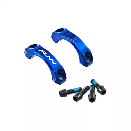 FUNN Equalizer Stem Clamp nahradní víčka 31,8mm - modrá | Katmar.cz