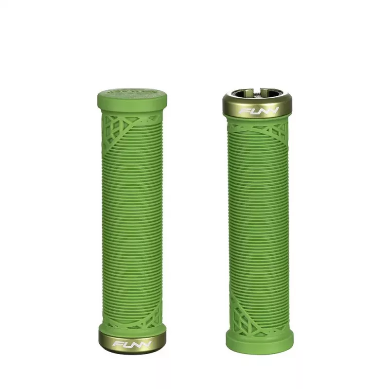 FUNN HILT JR grips lock on - green (19 mm inner diameter)