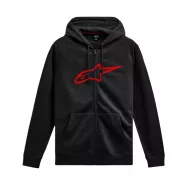 Alpinestars Ageless V3 Zip hoodie - černá/červená | Katmar.cz