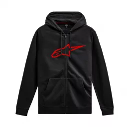 Alpinestars Ageless V3 Zip hoodie - černá/červená | Katmar.cz