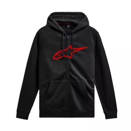 Alpinestars Ageless V3 Zip hoodie - černá/červená | Katmar.cz