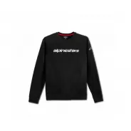 Alpinestars Linear crew Fleece hoodie Black/White