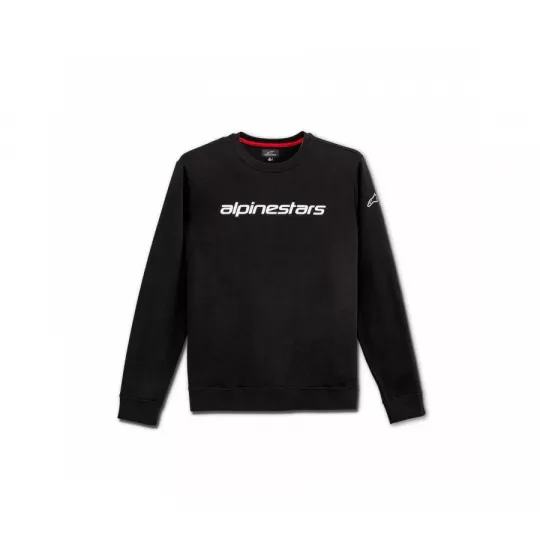 Alpinestars Linear crew Fleece hoodie Black/White