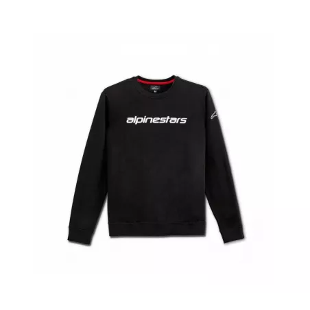 Alpinestars Linear crew Fleece hoodie Black/White