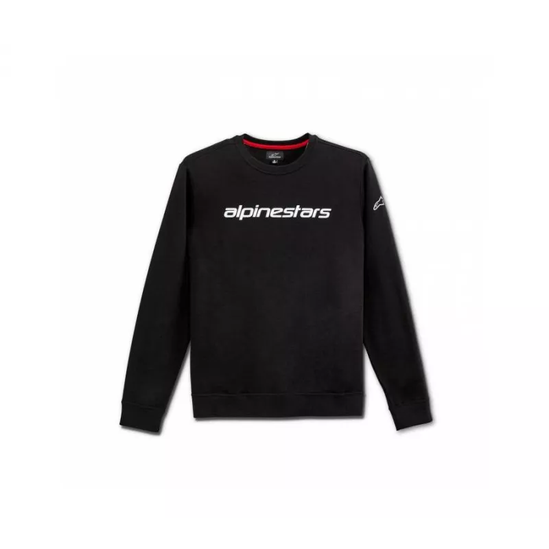 Alpinestars Linear crew Fleece hoodie Black/White