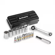 Granite Duet Hex Bit & Socket Ratchet Tool Kit - Black