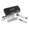 Granite Duet Hex Bit & Socket Ratchet Tool Kit - Black