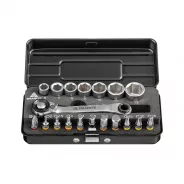 Granite Duet Hex Bit & Socket Ratchet Tool Kit - Black