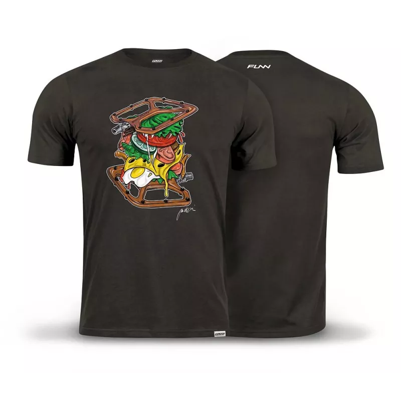 FUNN Python Burger tee - black