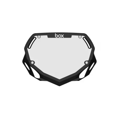Box Two Number Plate SMALL - Black