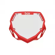 Box Two Number Plate LARGE - Red