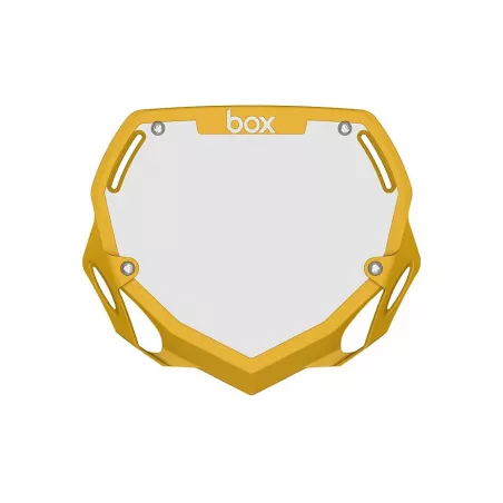 Box Two Number Plate LARGE tabulka na číslo - Yellow