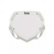 Box Two Number Plate LARGE - White