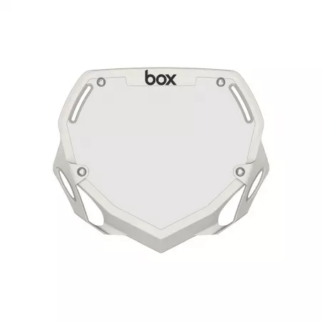 Box Two Number Plate LARGE tabulka na číslo - White