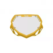 Box Two Number Plate SMALL - Yellow