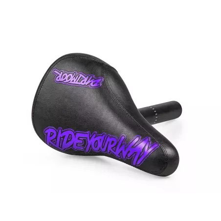 Dartmoor Fatty Combo saddle 27,2 mm Black Purple