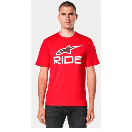 Alpinestars Ride 4.0 CSF – T-Shirt (červené) | Katmar.cz