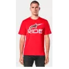 model in Alpinestars Ride 4.0 CSF Tričko červené