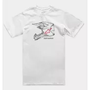 Alpinestars MX Helmet – T-Shirt (bílé) | Katmar.cz
